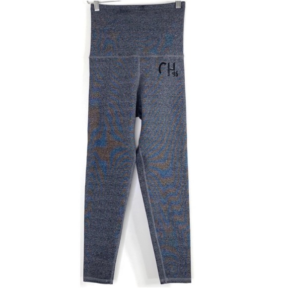 CHAMELA Super High Waist Workout Tights Leggings in Charcoal Grey Size XL - Picture 2 of 10